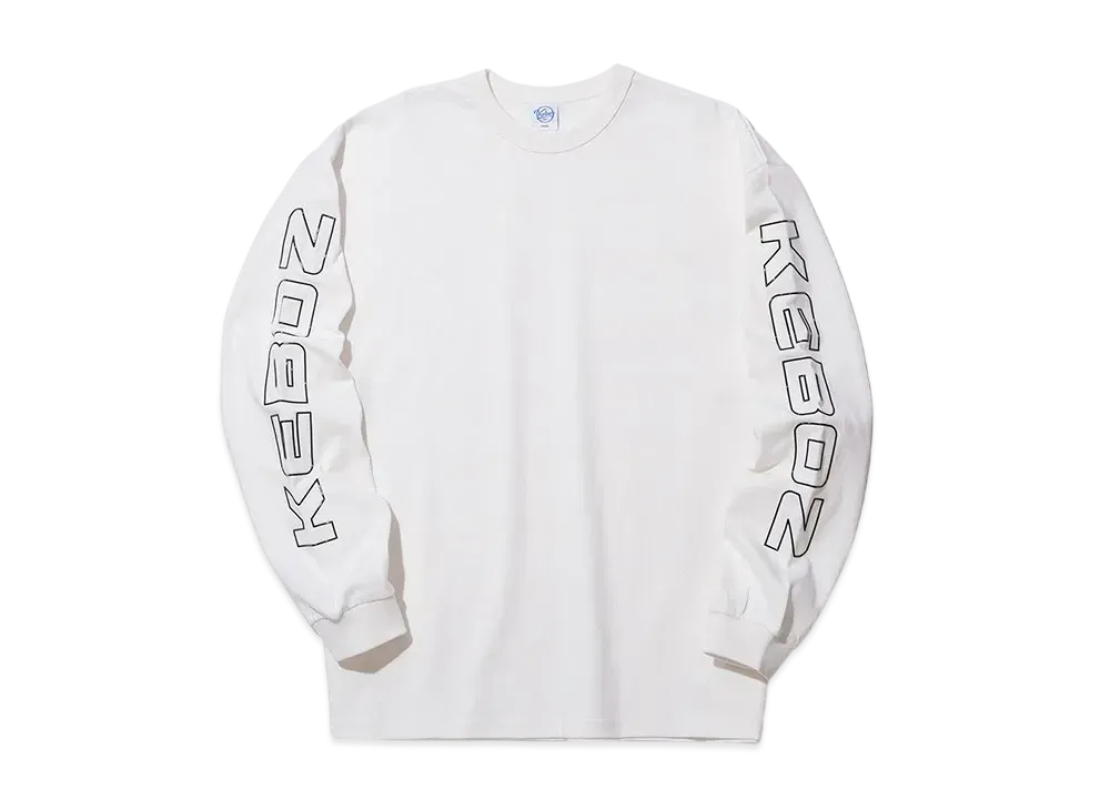 KEBOZ Kac L/S Tee "White"