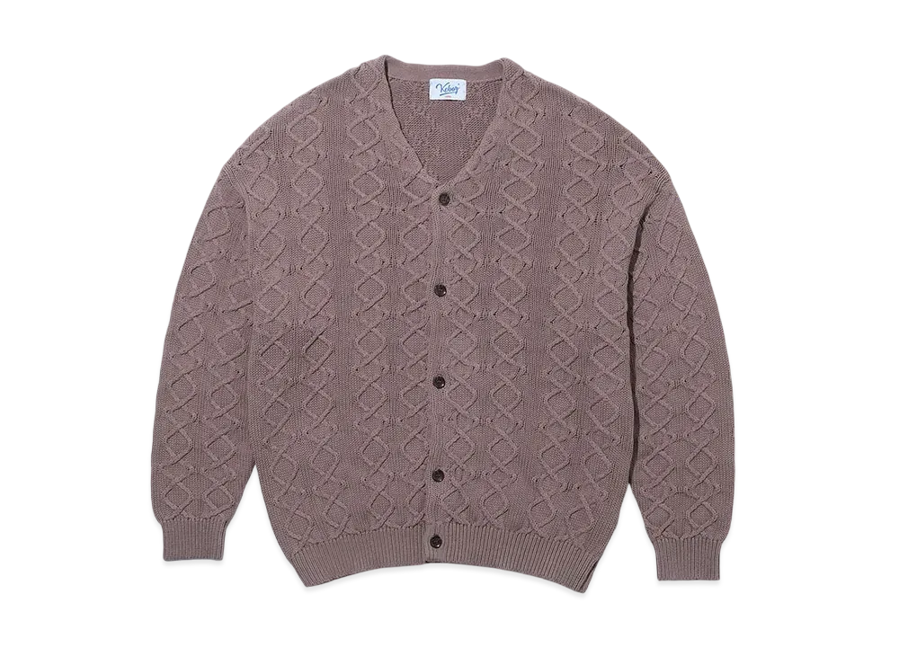 KEBOZ Ball Knit Cardigan "Mocha"