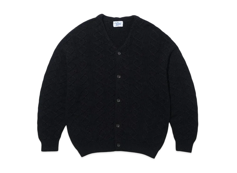 KEBOZ Ball Knit Cardigan "Black"