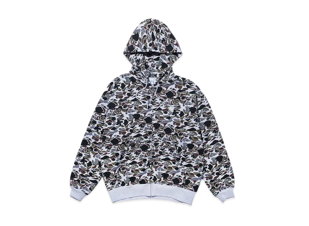 KEBOZ Camo Bb Small Wappen Sweat Full Zip Hoodie "Camo"