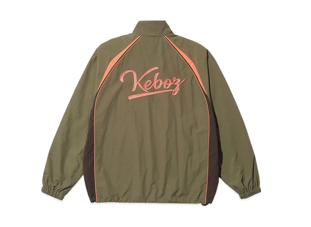KEBOZ Icon Nylon Track Jacket "Olive"