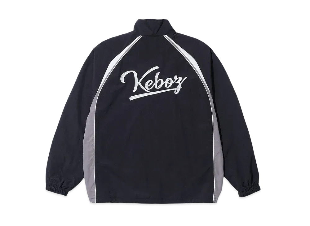 KEBOZ Icon Nylon Track Jacket "Black"
