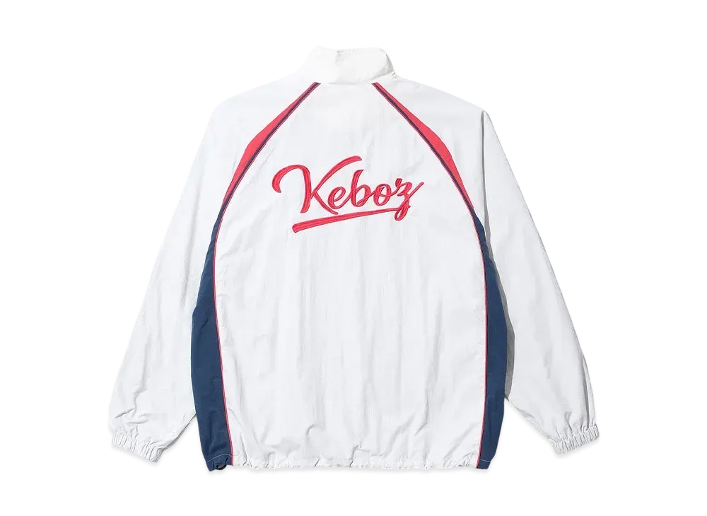 KEBOZ Icon Nylon Track Jacket "Off White"