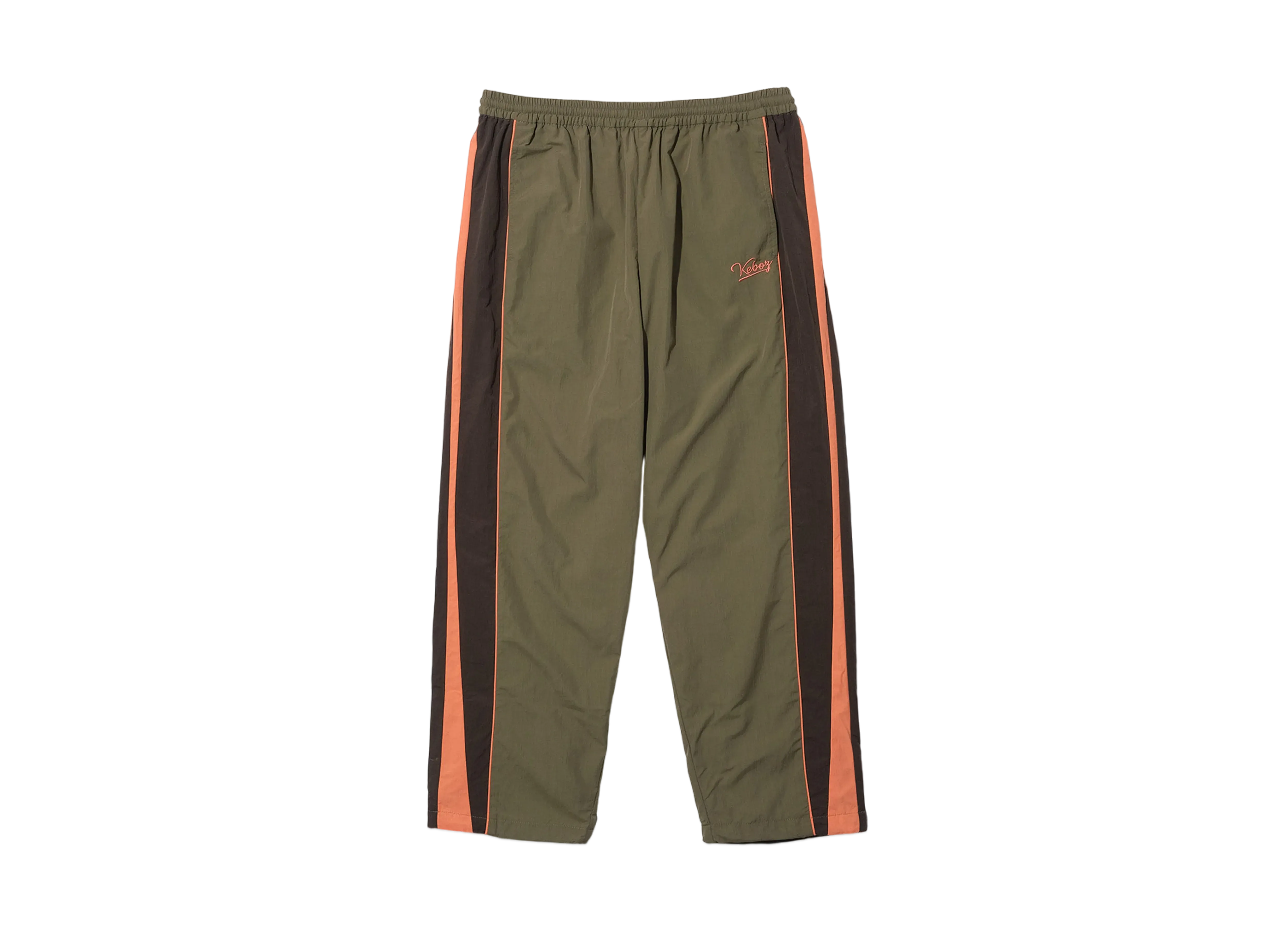 KEBOZ Icon Nylon Track Pants "Olive"