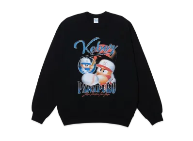KEBOZ x Pawapuro P9 Sweat Crewneck "Black"