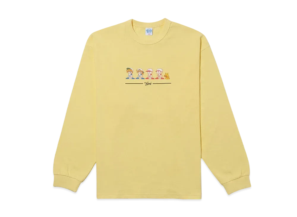 KEBOZ x Pawapuro Ap L/S Tee "Yellow"