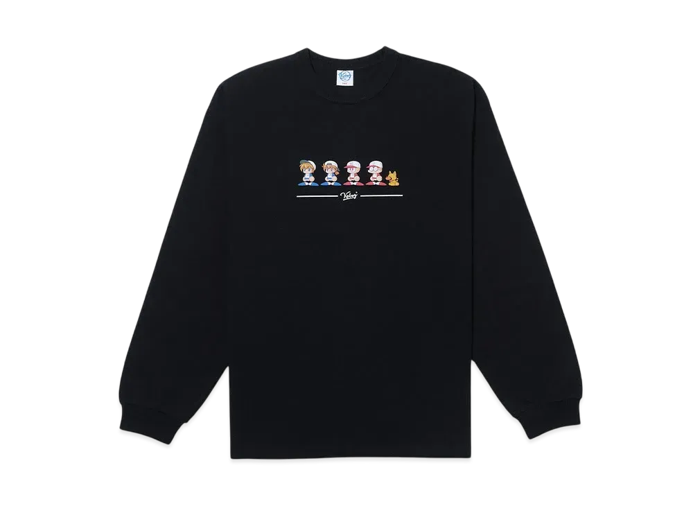 KEBOZ x Pawapuro Ap L/S Tee "Black"