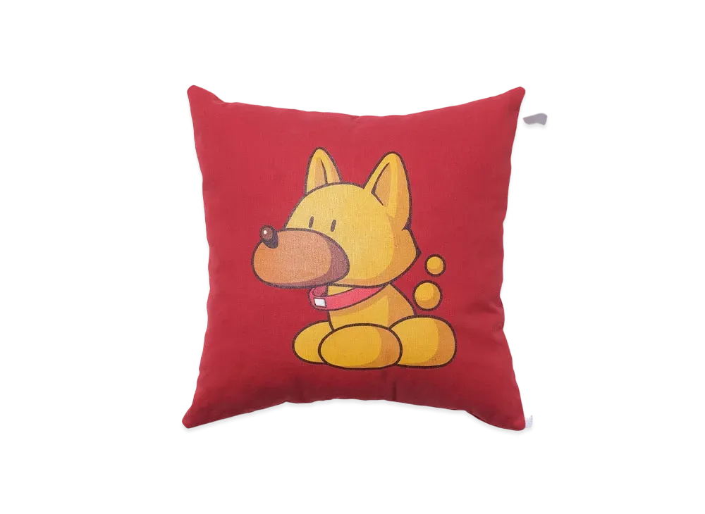 KEBOZ x Pawapuro Gander Cushion "Crimson Red"