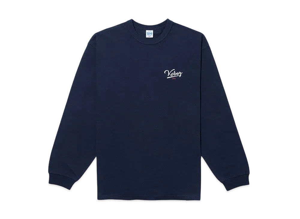KEBOZ Icon Logo L/S Tee "Navy"