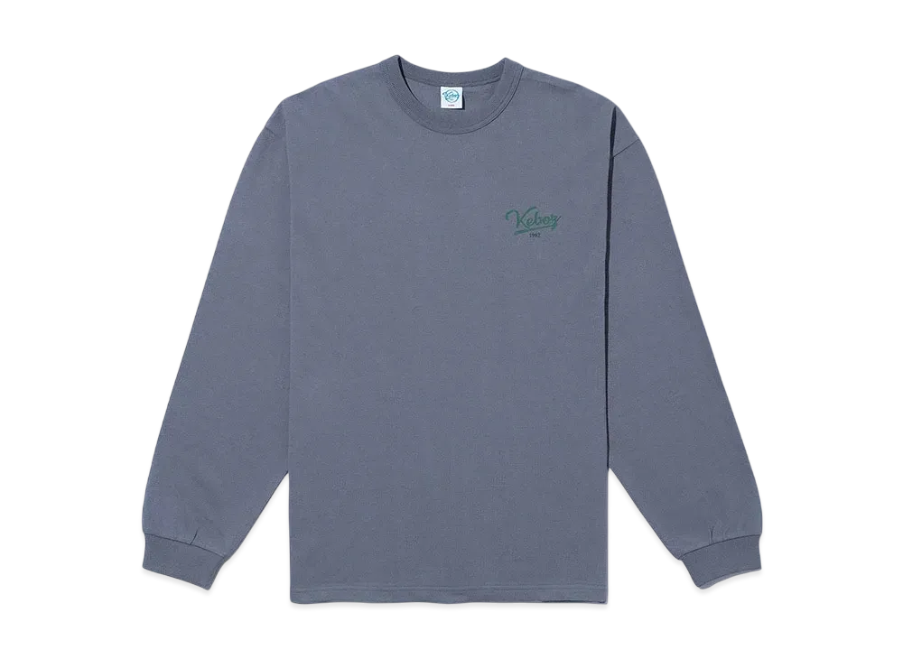 KEBOZ Icon Logo L/S Tee "Graphite"