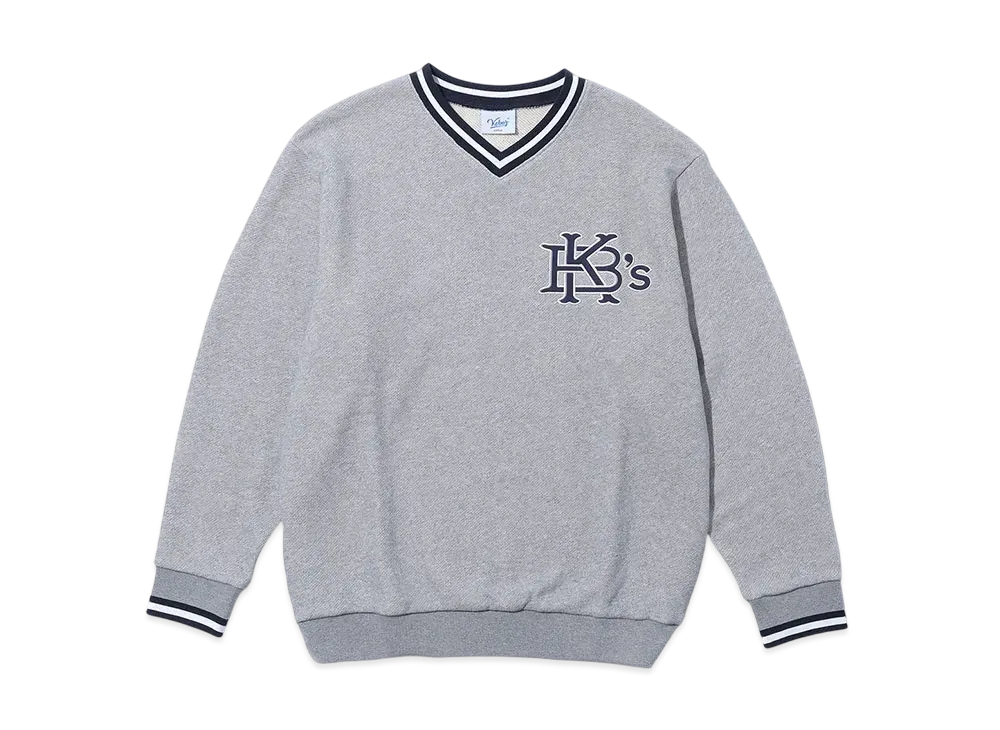 KEBOZ Efg Kanoko V Neck "Gray"