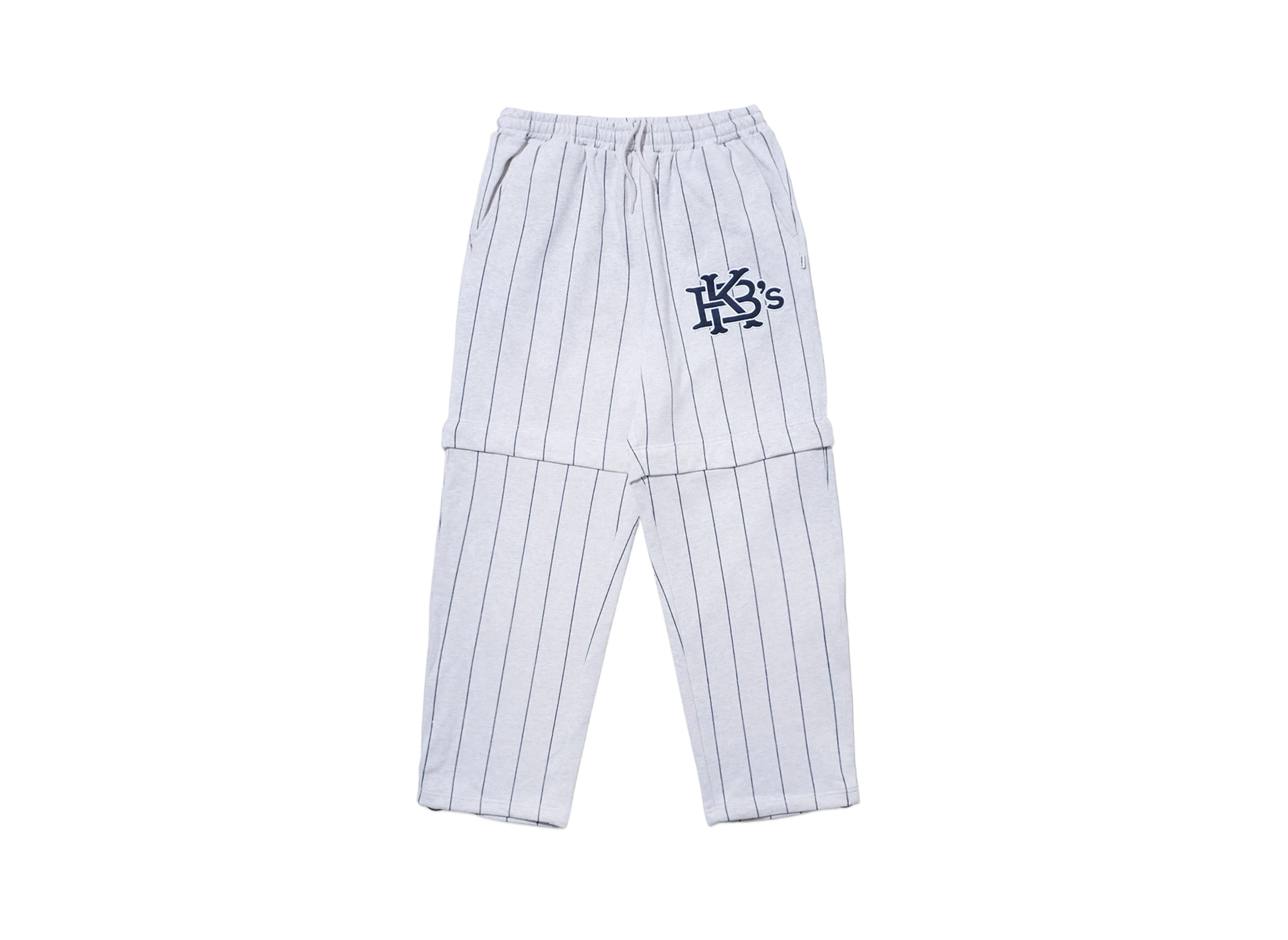 KEBOZ Stripe Sweat 2Way Pants "Gray"