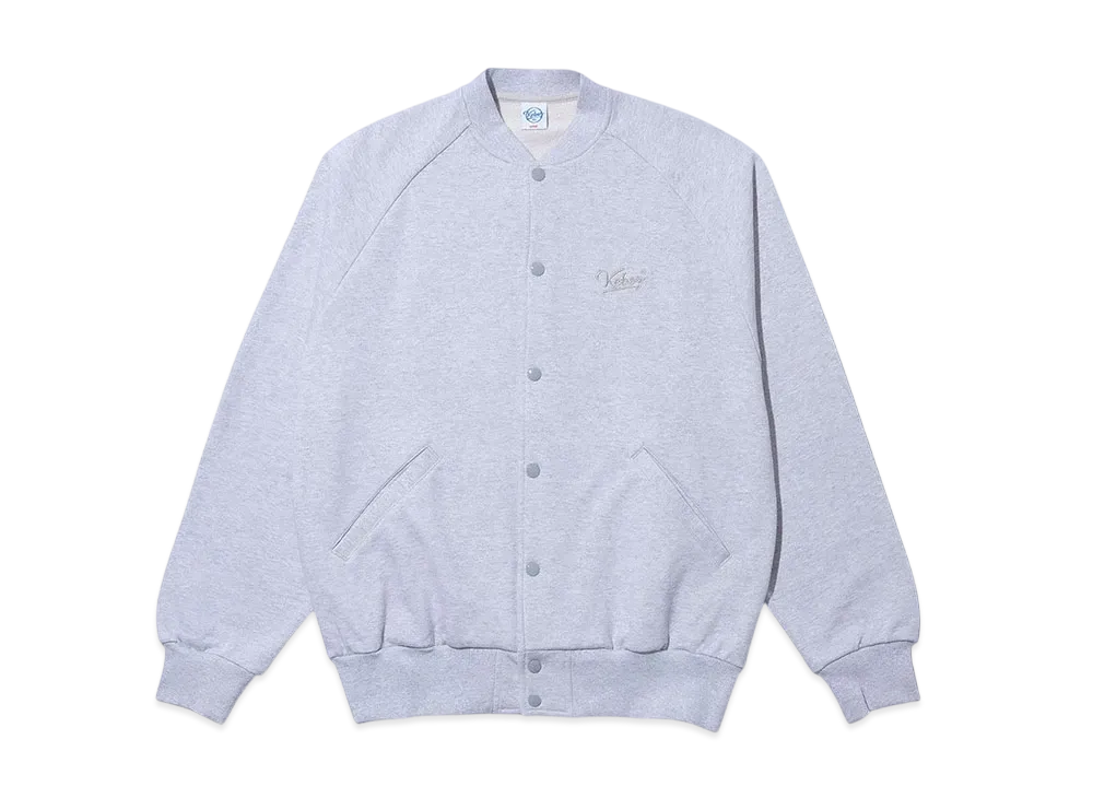 KEBOZ Bb Logo Sweat Varsity Jacket "Gray"