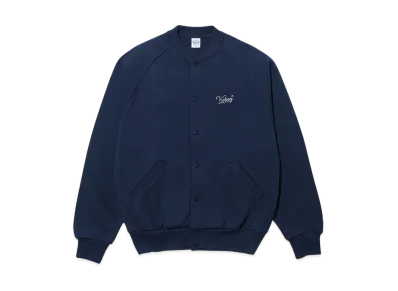 KEBOZ Bb Logo Sweat Varsity Jacket "Navy"