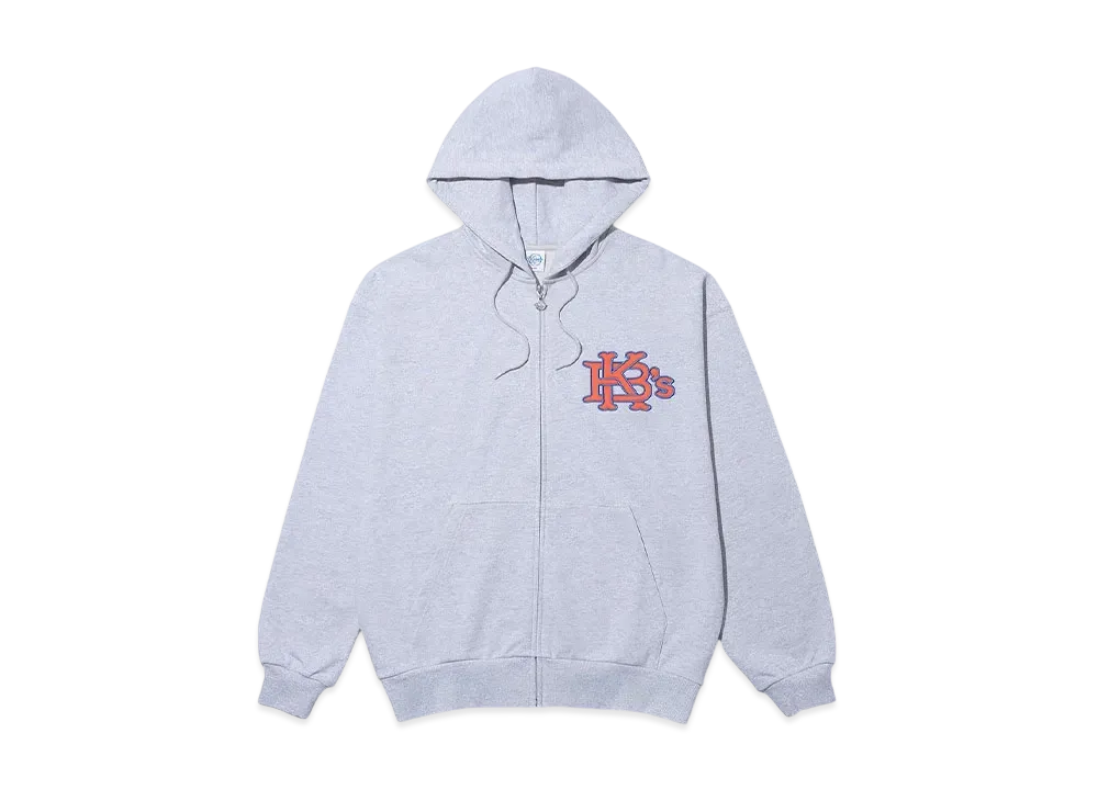 KEBOZ Efg Sweat Full Zip Hoodie "Gray"