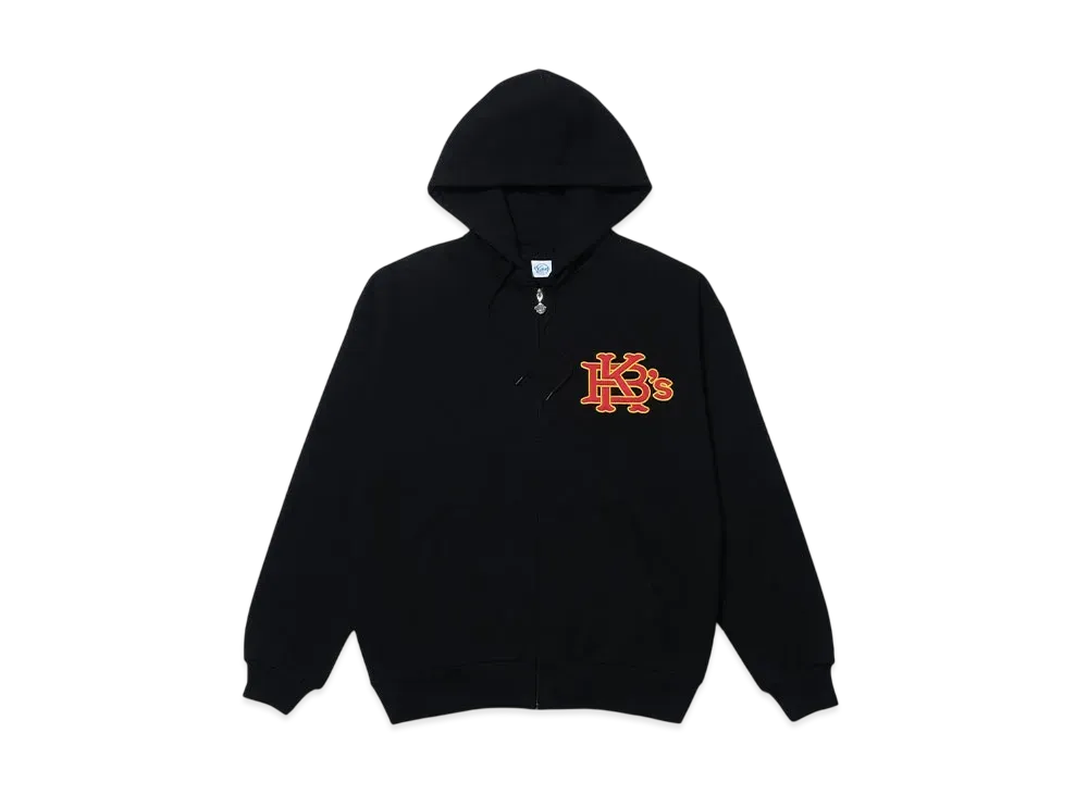 KEBOZ Efg Sweat Full Zip Hoodie "Black"