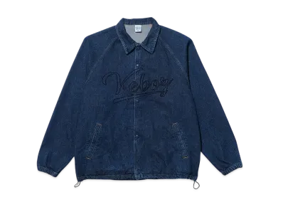KEBOZ Denim Coach Jacket "Indigo"