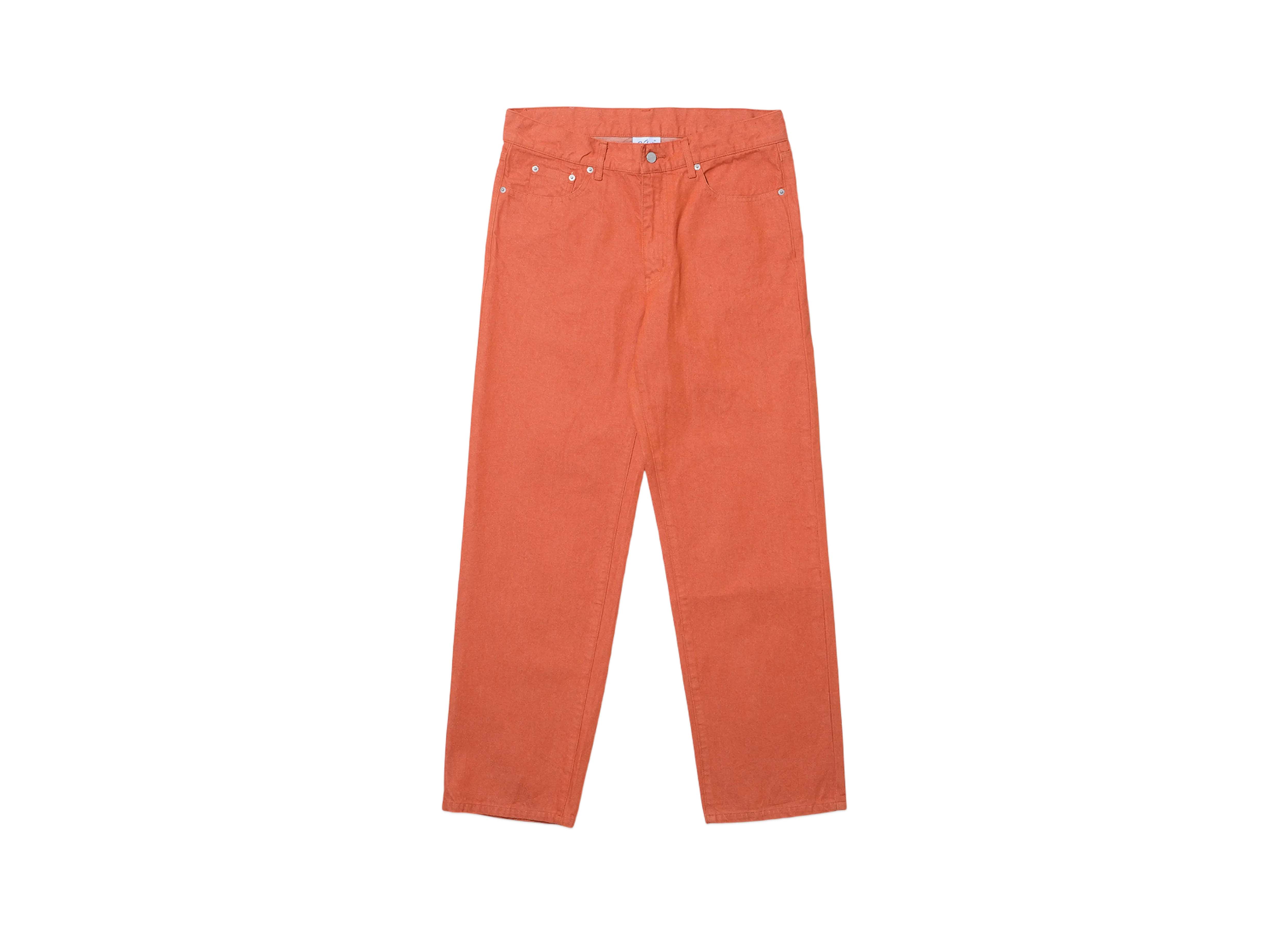 KEBOZ Regular Fit Denim Pants "Orange"