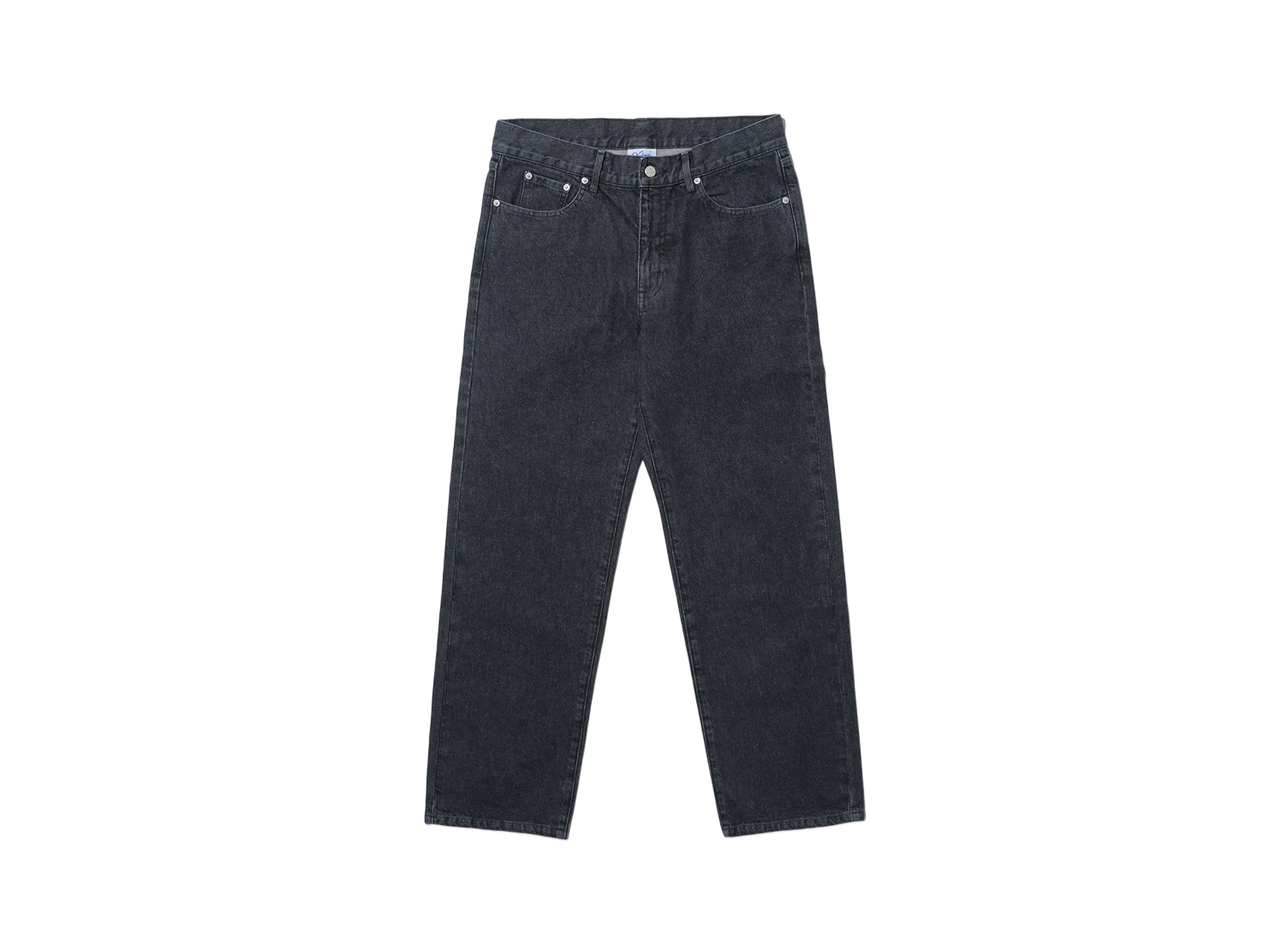 KEBOZ Regular Fit Denim Pants "Black"