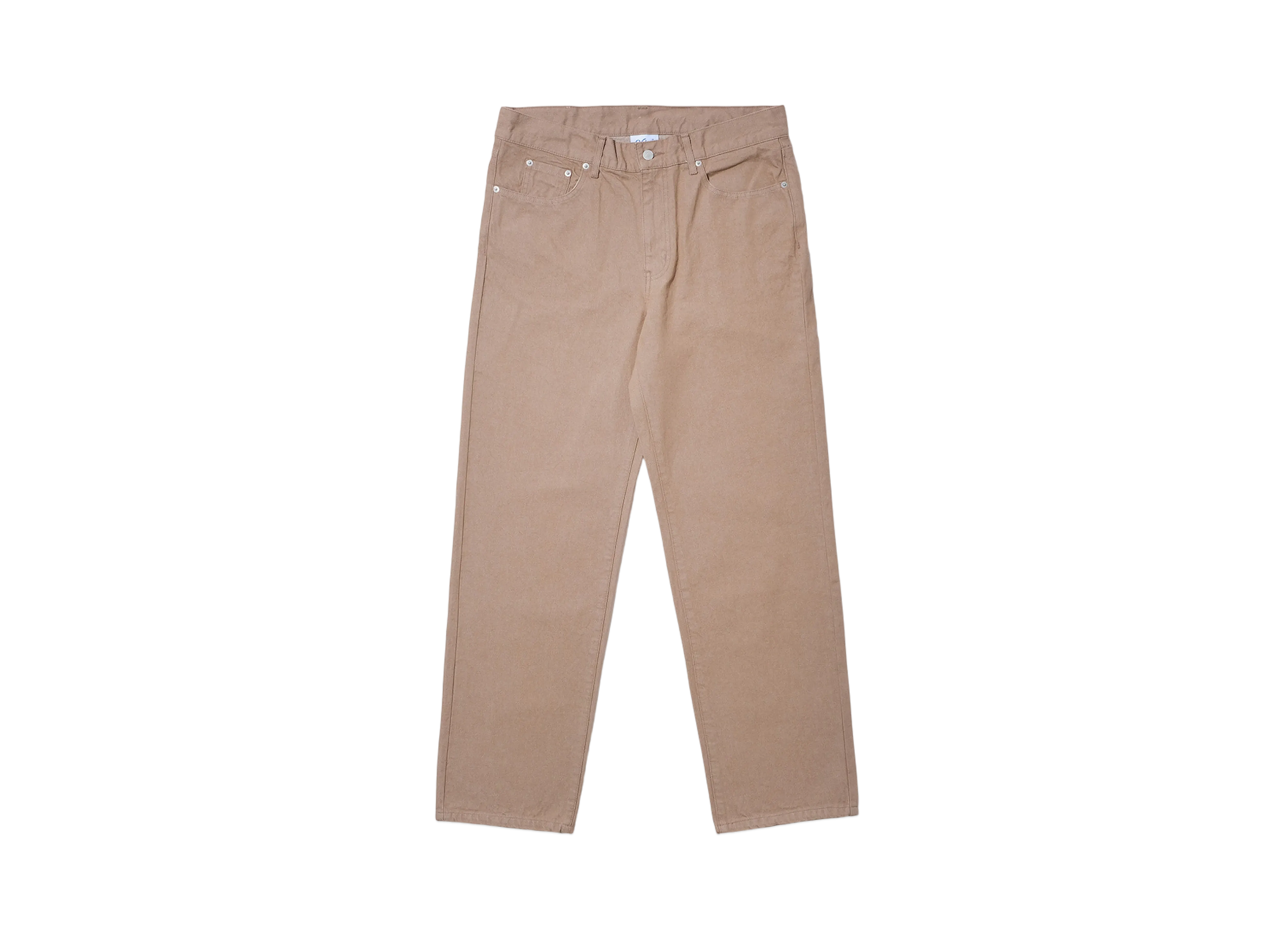 KEBOZ Regular Fit Denim Pants "Beige"