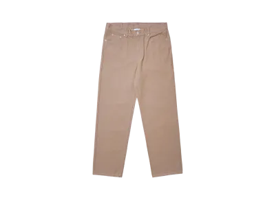 KEBOZ Regular Fit Denim Pants "Beige"