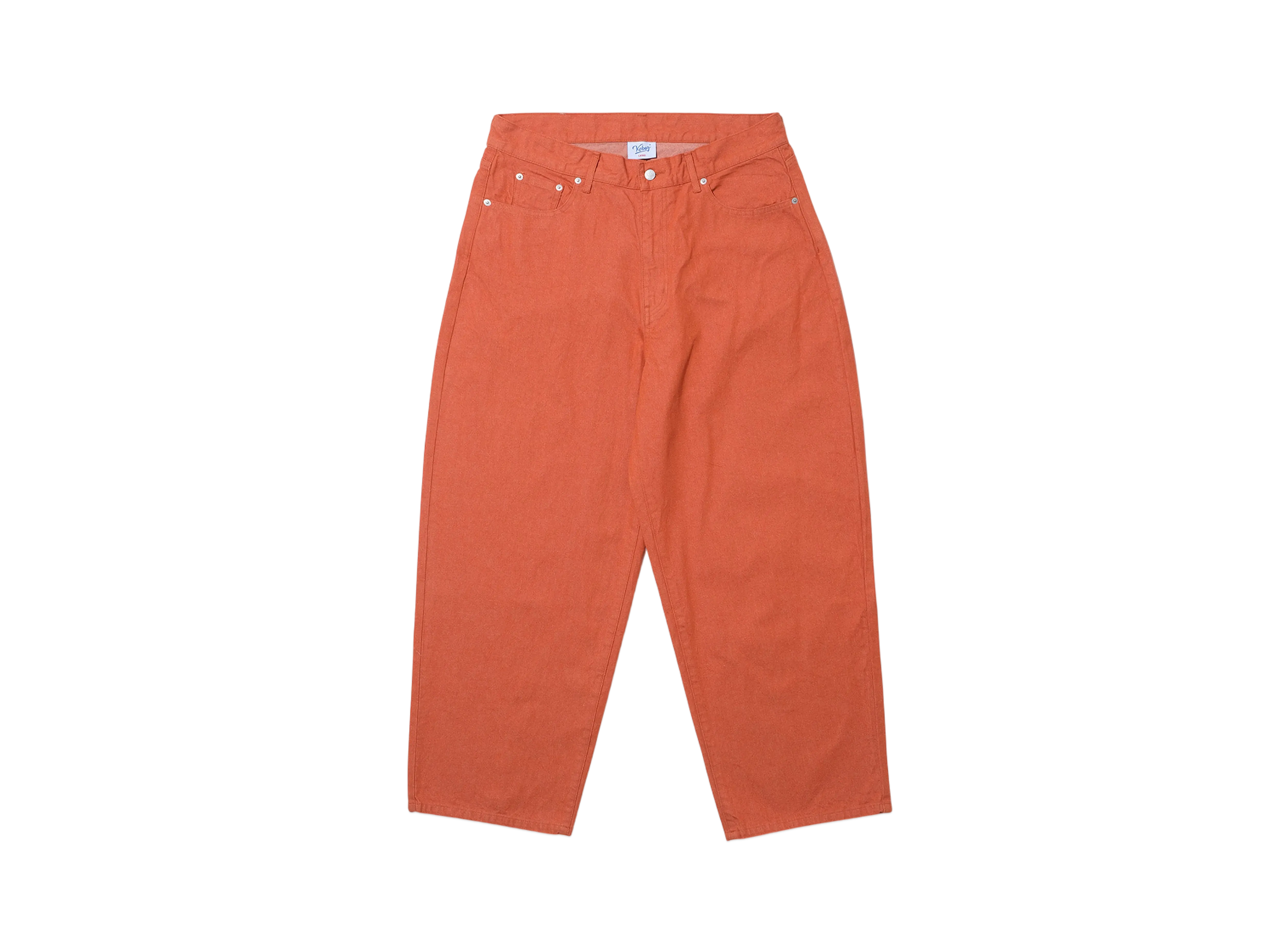 KEBOZ Baggy Fit Denim Pants "Orange"