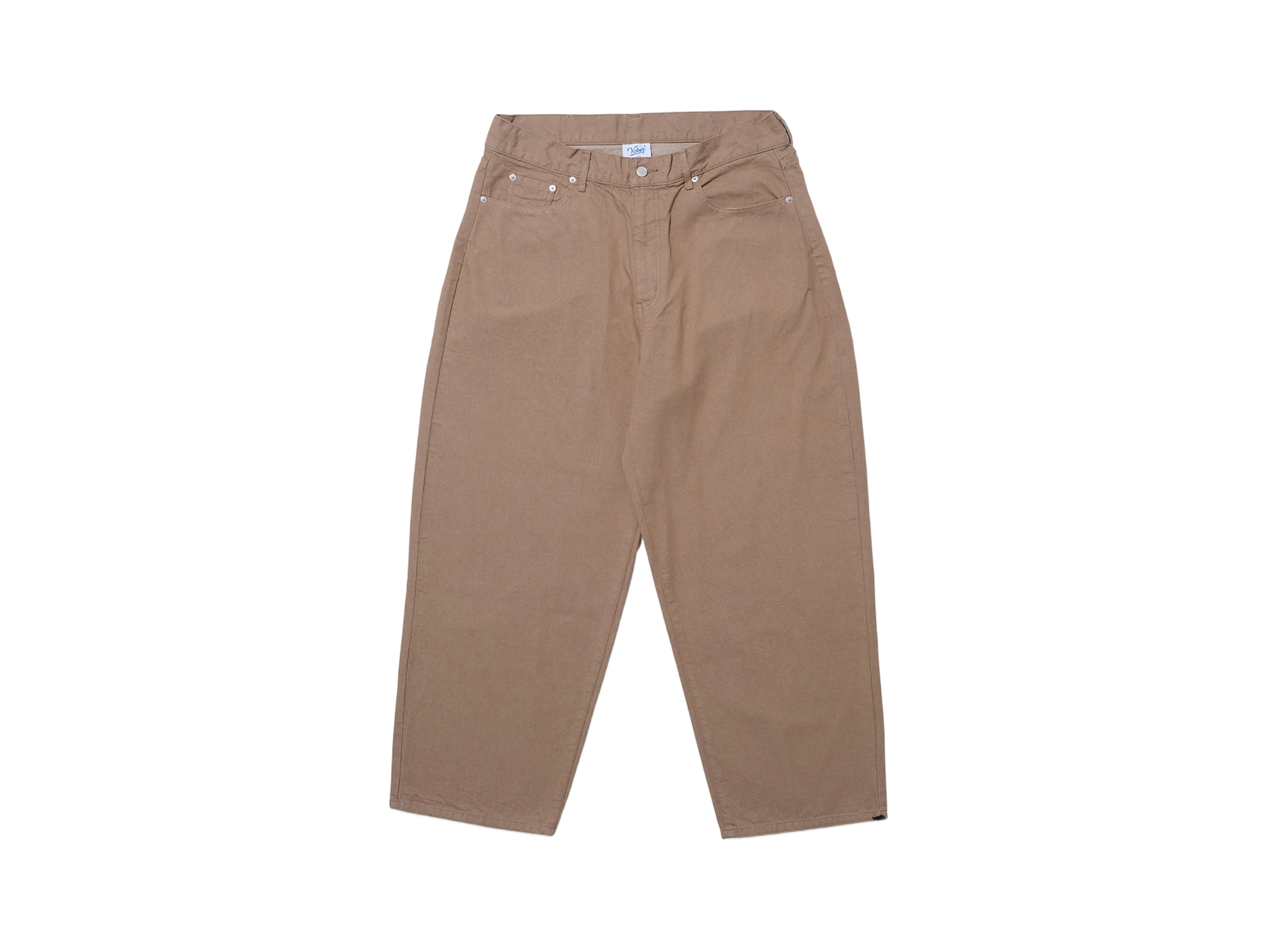 KEBOZ Baggy Fit Denim Pants "Beige"