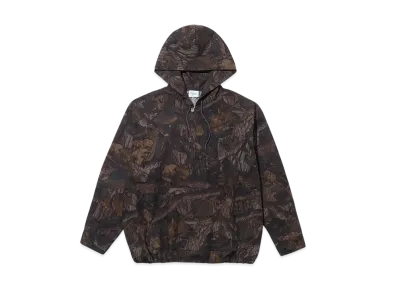 KEBOZ Cotton Ripstop Half Zip Hooded Shirt "Real Tree Camo"
