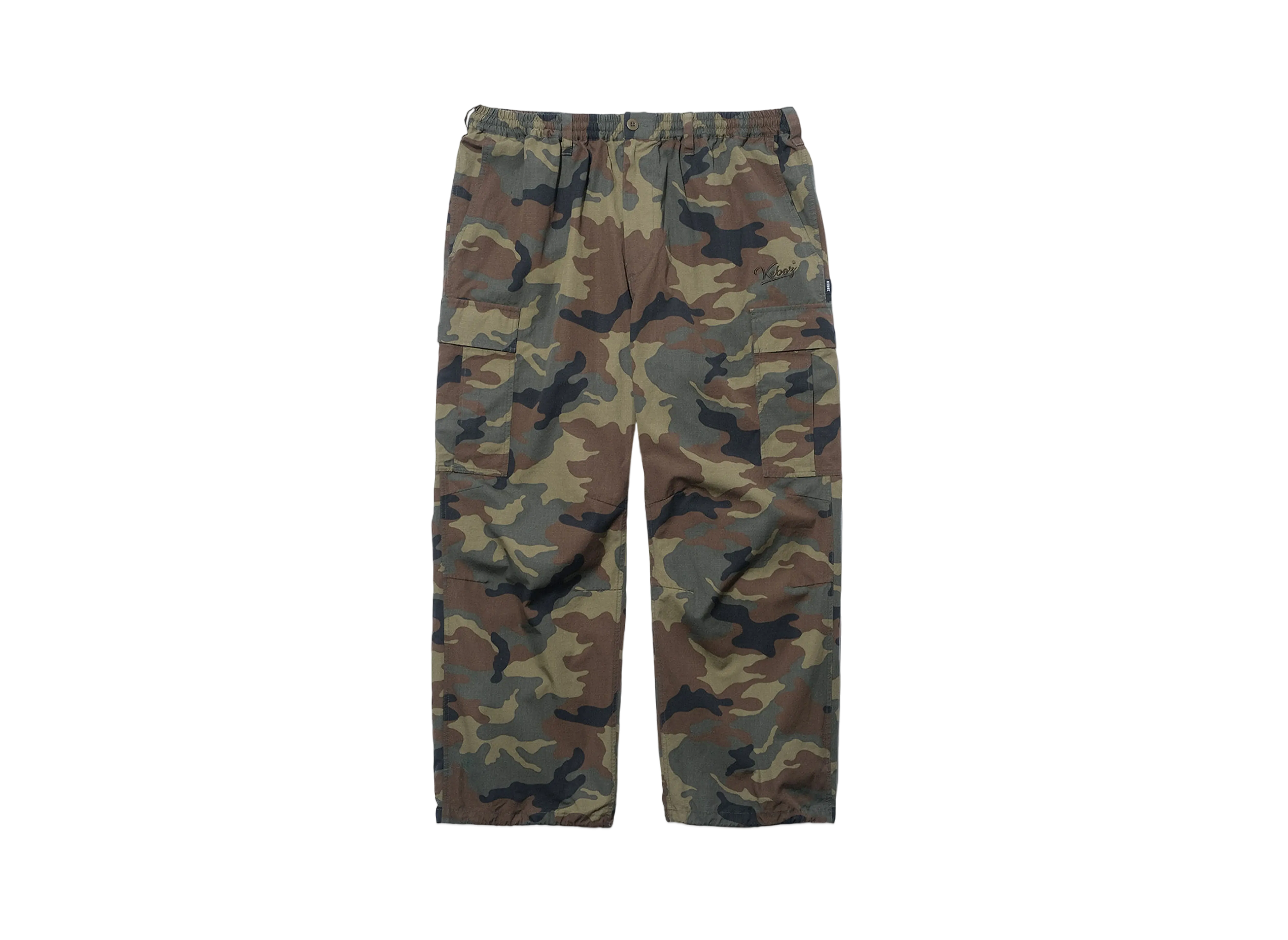 KEBOZ Cotton Ripstop Cargo Pants "Camo"
