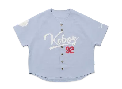 KEBOZ Kids Classic Baseball Jersey "Blue Sky"