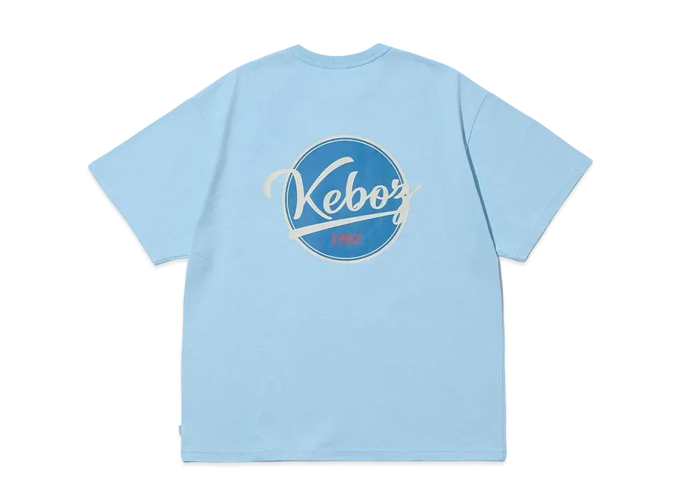 KEBOZ Bb Logo S/S Tee "Powder Blue"