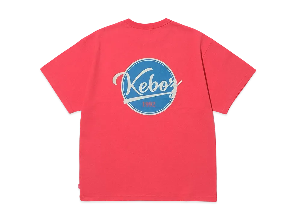KEBOZ Bb Logo S/S Tee "Vermilion"