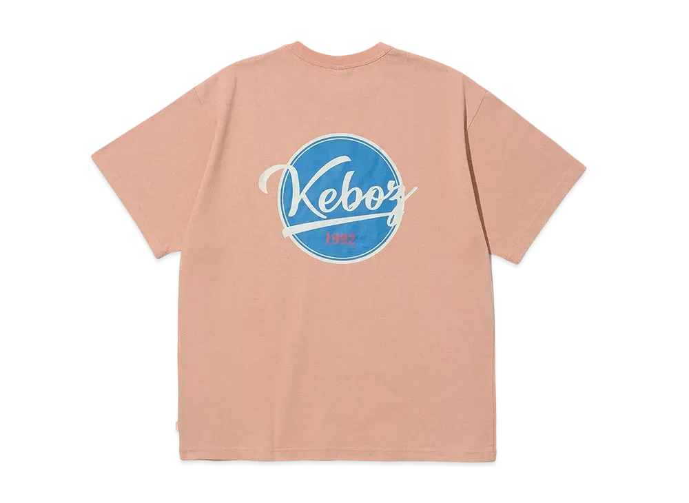 KEBOZ Bb Logo S/S Tee "Apricot"