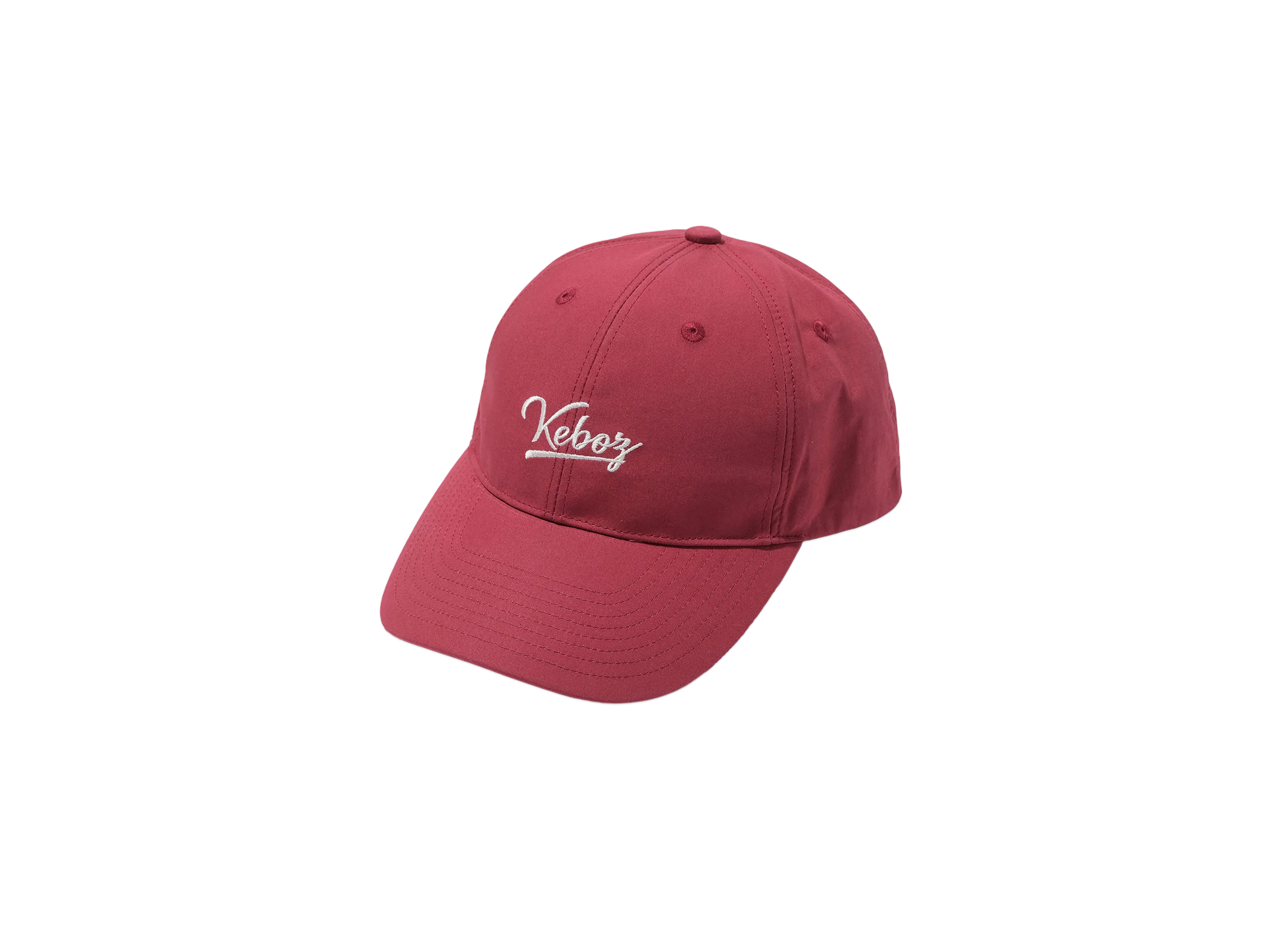 KEBOZ Cotton Curved Visor Cap "Burgundy"