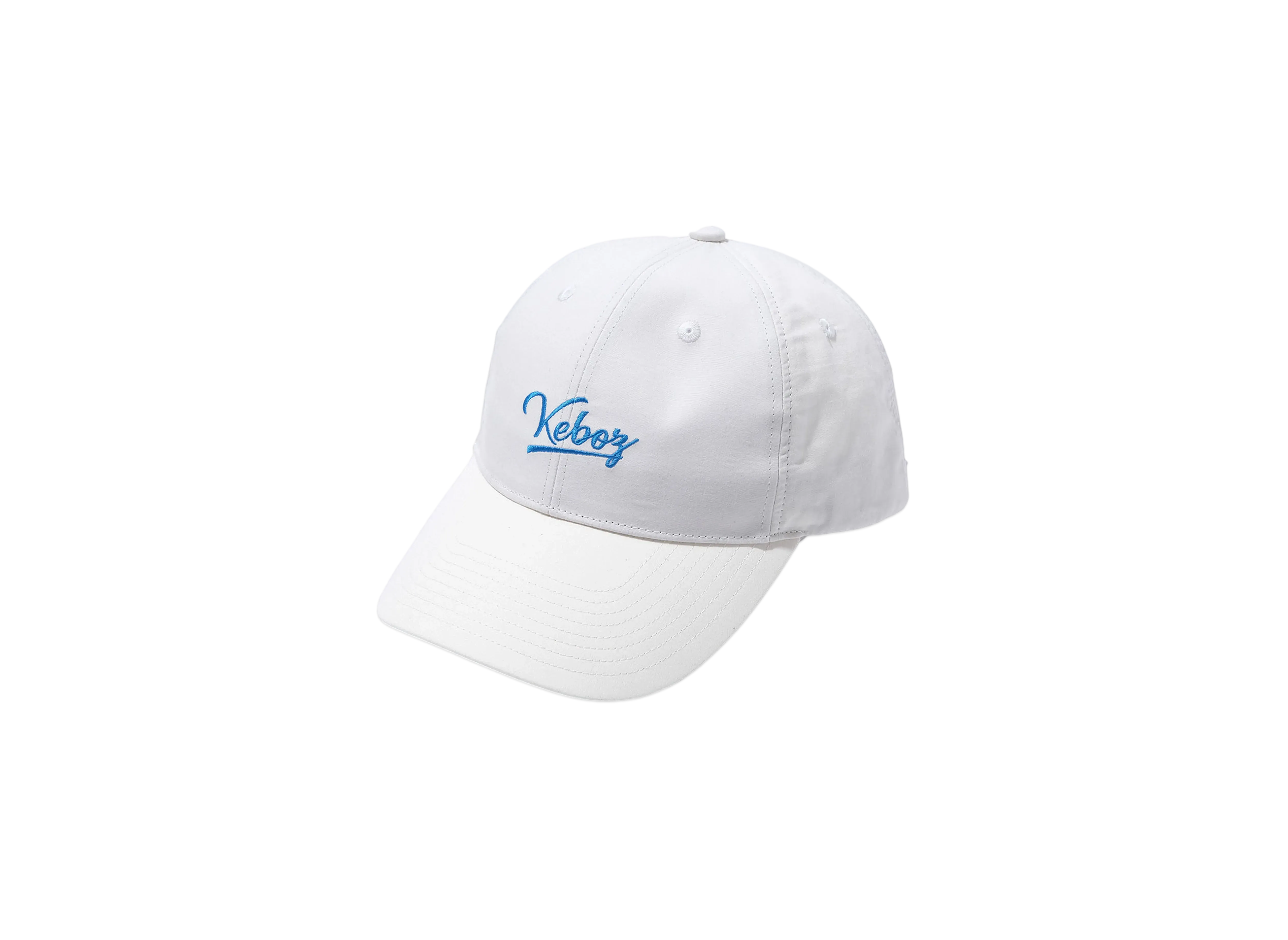 KEBOZ Cotton Curved Visor Cap "White"