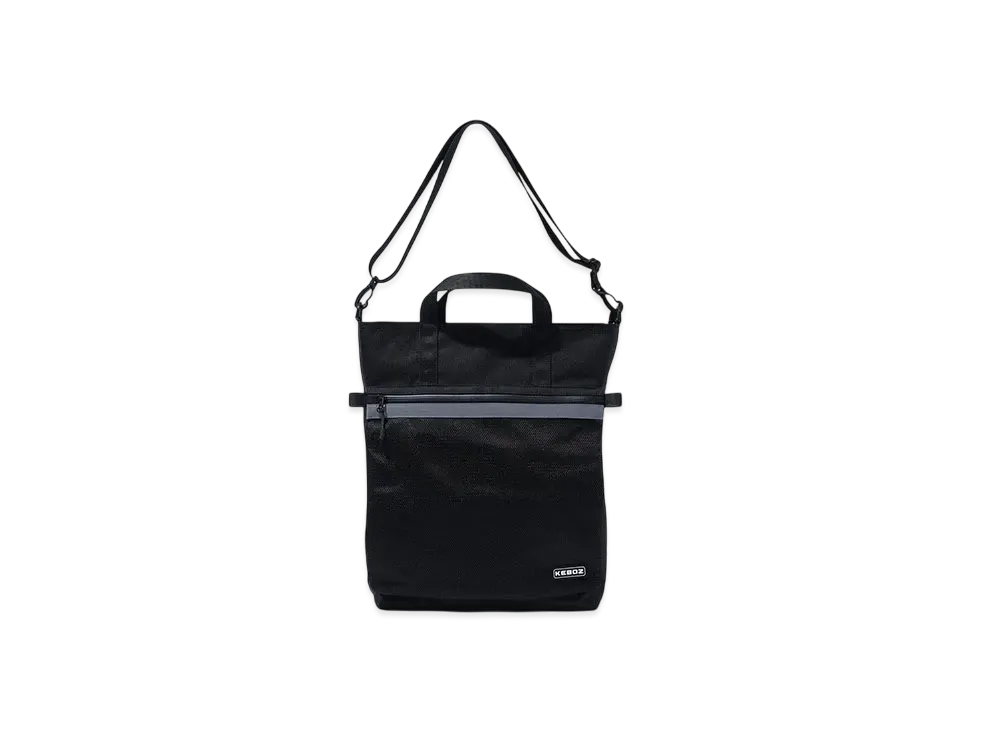 KEBOZ Krme Cordura 2Way Vertical Tote Bag "Black"