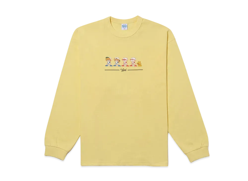 KEBOZ x Pawapuroz Ap L/S Tee "Yellow"