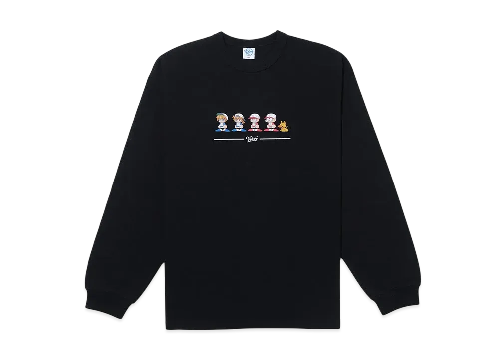 KEBOZ x Pawapuroz Ap L/S Tee "Black"