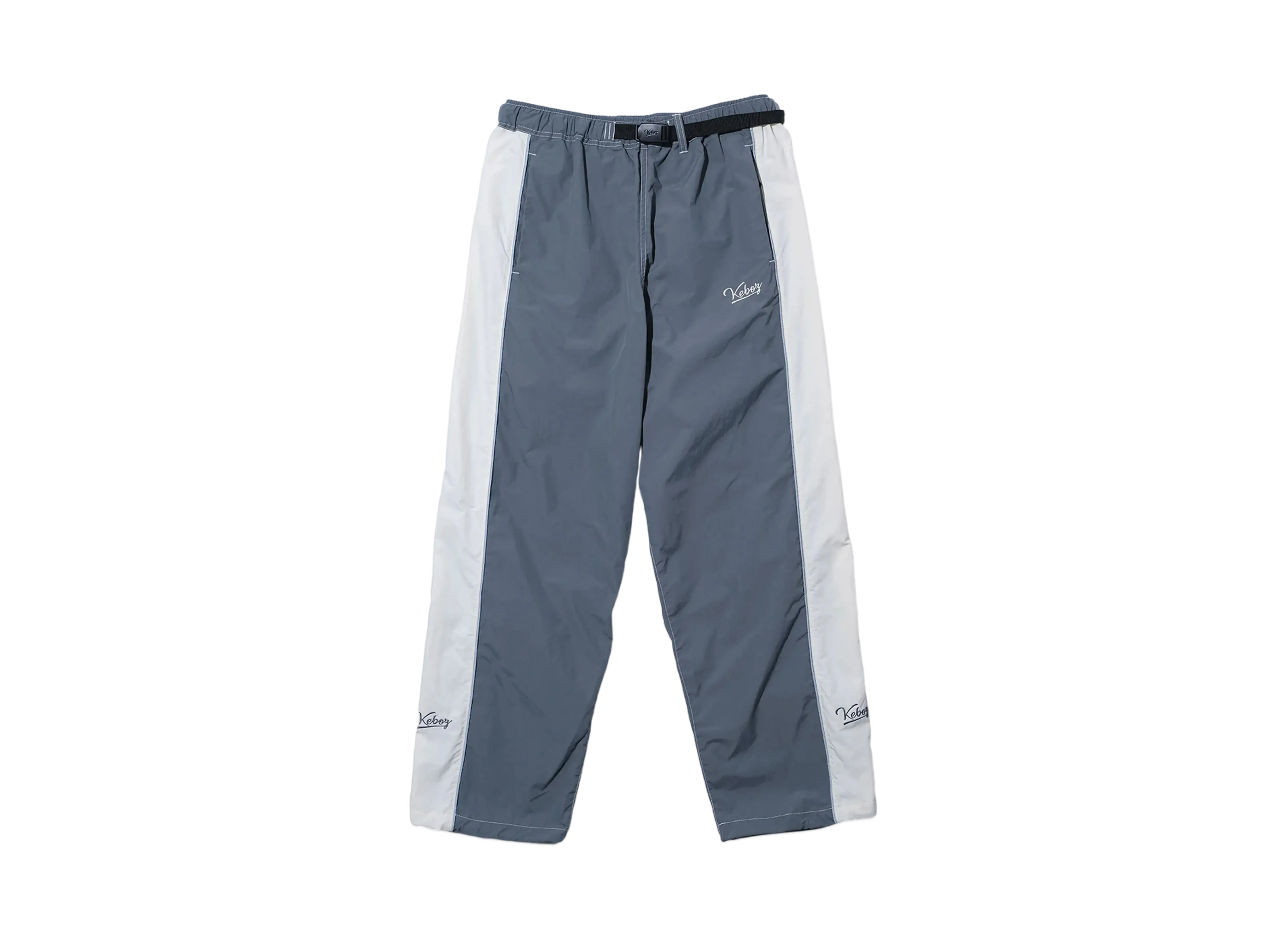 Keboz トラックパンツ ケボズ KEBOZ NYLON TRACK PANTS 2 （SLATE） - ファッション