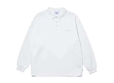 KEBOZ Ball Stitch Kanoko Polo "White"