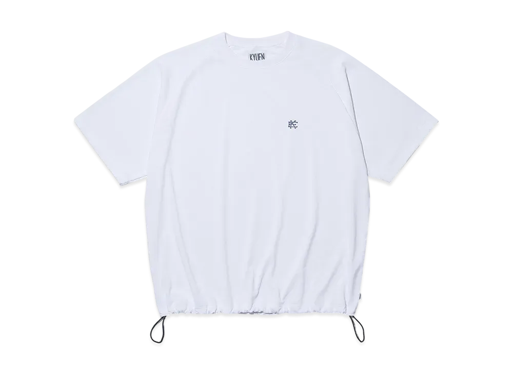 KEBOZ Tech Drawstring S/S Tee "White"