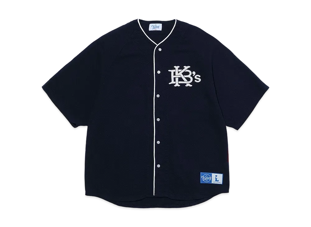 KEBOZ EFG Piping Baseball Shirt "Navy"