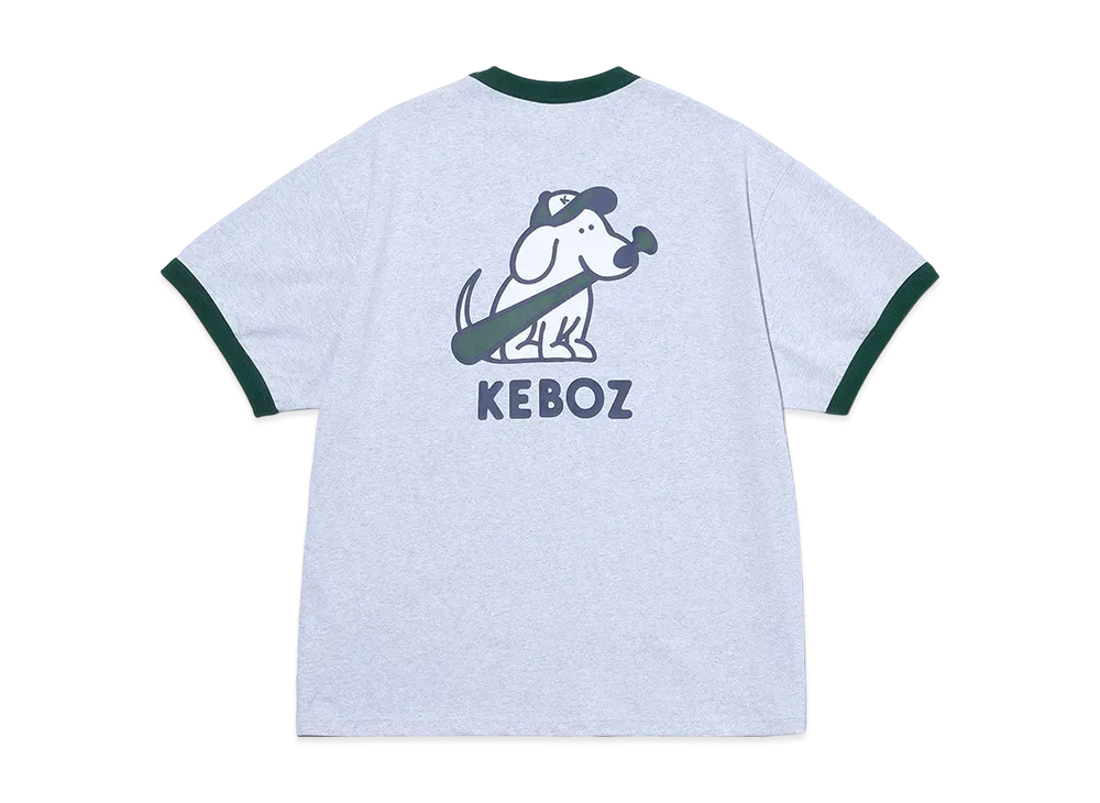 KEBOZ Yik Ringer S/S Tee "Gray"