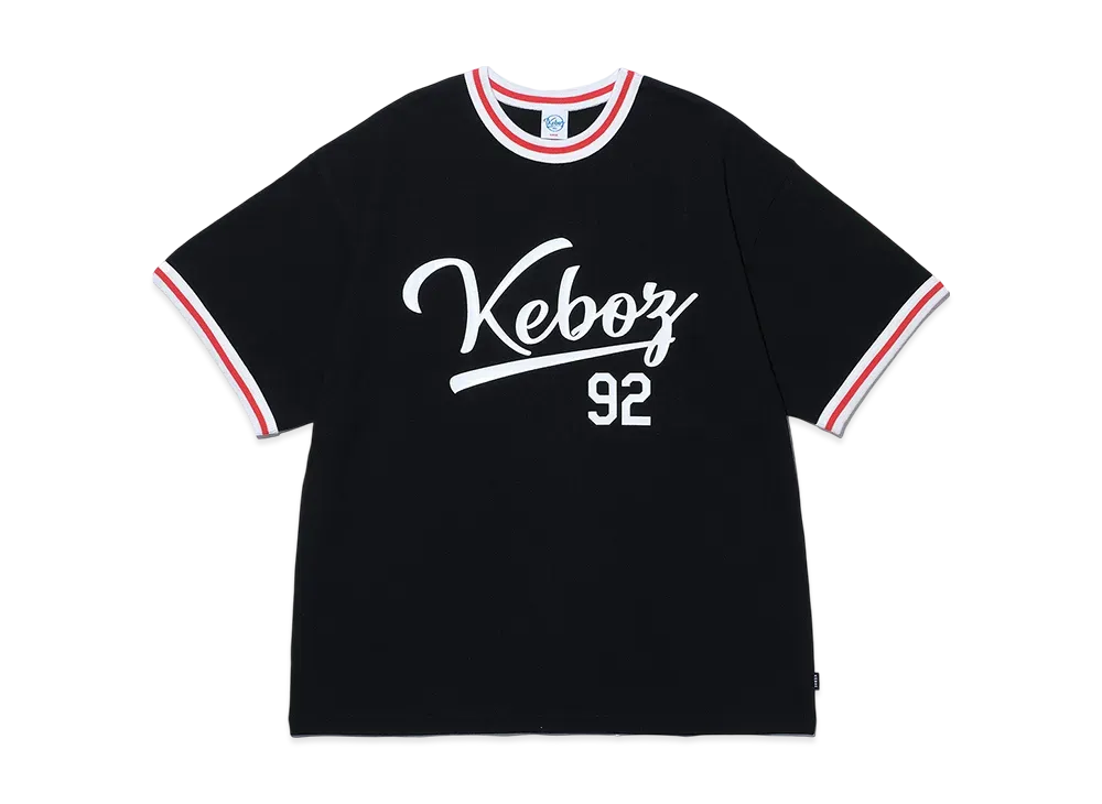 KEBOZ B92 Ringer S/S Tee "Black"