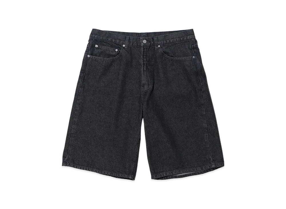 KEBOZ Baggy Fit Denim Shorts "Black"