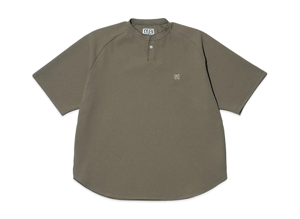 KEBOZ Thermal Henley Neck Tee "Olive"