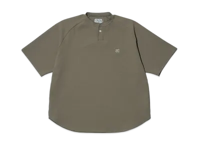 KEBOZ Thermal Henley Neck Tee "Olive"