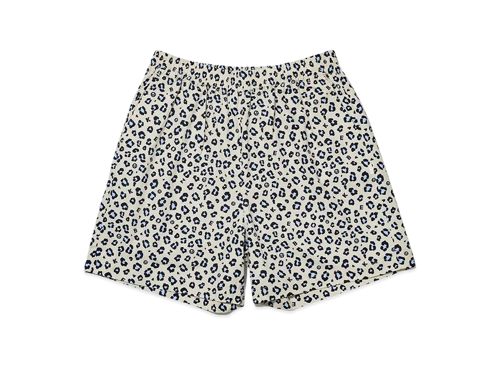 KEBOZ Leopard Shorts "Cream"