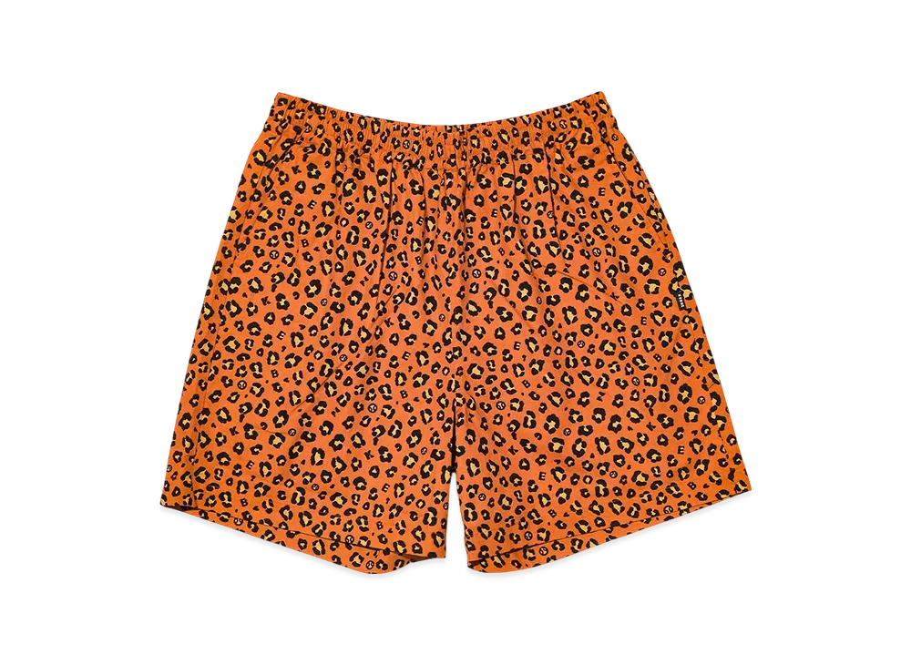 KEBOZ Leopard Shorts "Brick"