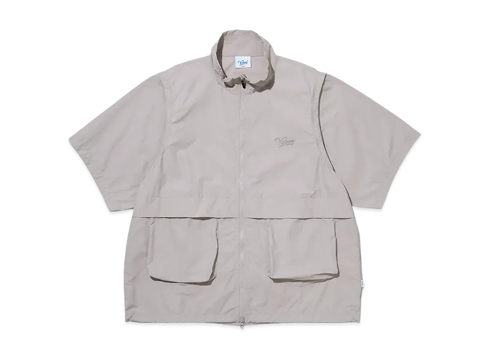 KEBOZ Supplex Convertible Shirt Vest "Beige"